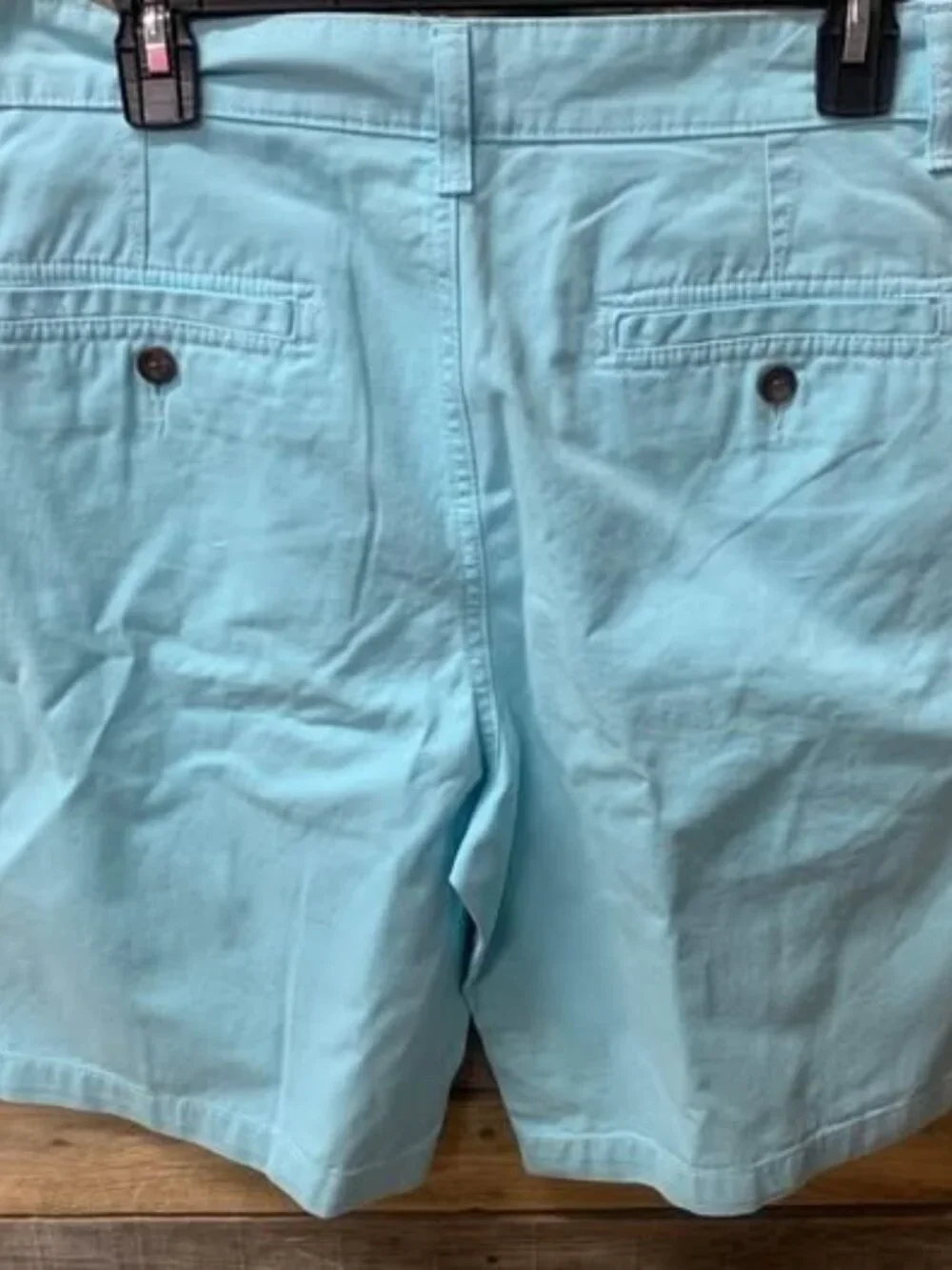 Mens Size 36 Faded Glory  Light Blue Chino Style Shorts